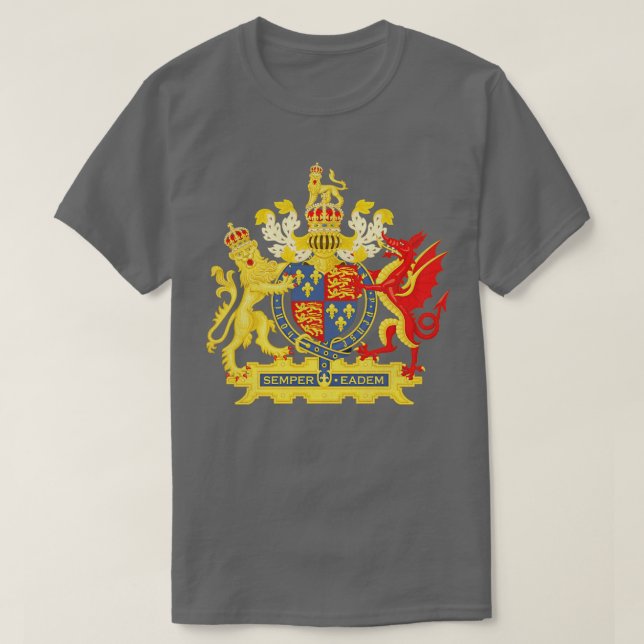 Camiseta Escudo de armas Isabel II (Diseño del anverso)