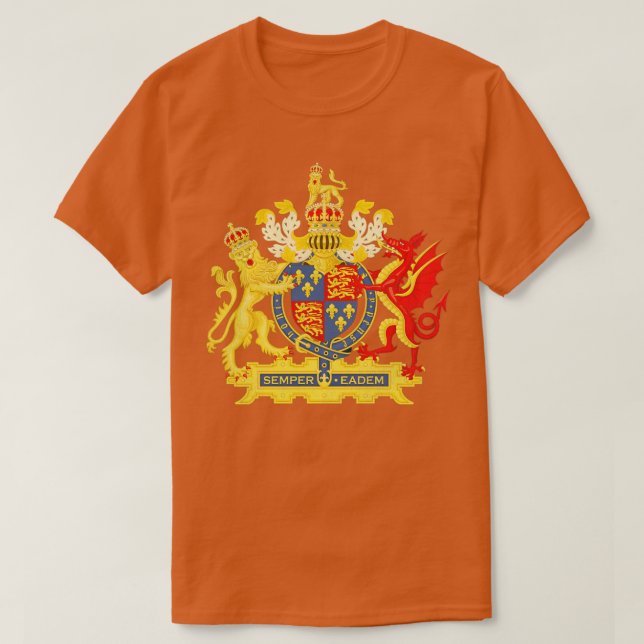 Camiseta Escudo de armas Isabel II (Diseño del anverso)
