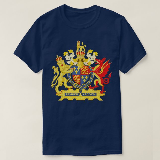 Camiseta Escudo de armas Isabel II (Diseño del anverso)