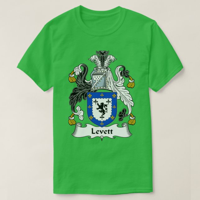 Camiseta Escudo de armas levett (Diseño del anverso)