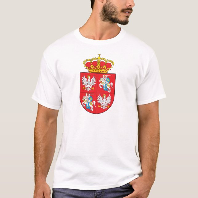 Camiseta Escudo de armas lituano polaco de la Commonwealth (Anverso)