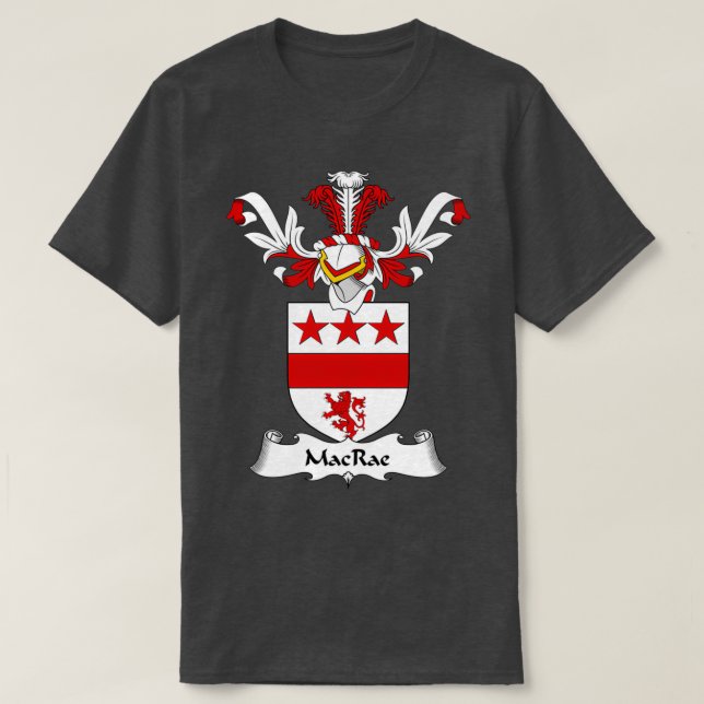 Camiseta Escudo de armas MacRae (Diseño del anverso)