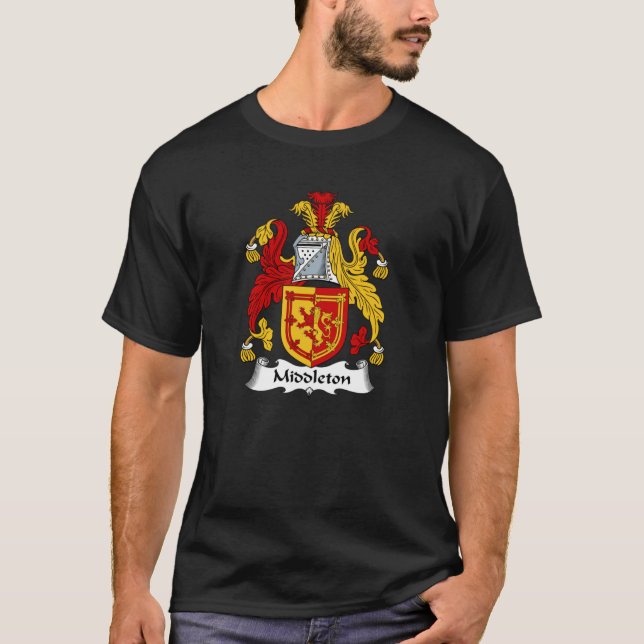 Camiseta Escudo de armas Middleton Crest familiar Middleton (Anverso)