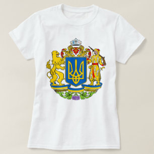 Camiseta Escudo de armas no oficial ucraniano