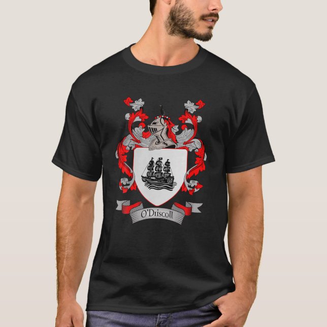 Camiseta Escudo De Armas O'driscoll | O'driscoll Surname Fa (Anverso)
