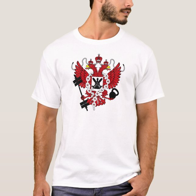 Camiseta Escudo de armas para la destrucción en masa de Rus (Anverso)