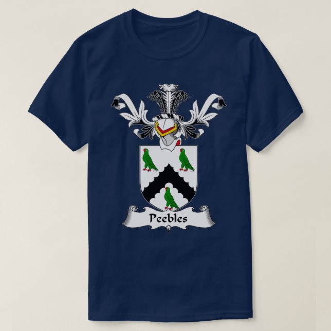Camiseta Escudo de armas Peebles (Diseño del anverso)