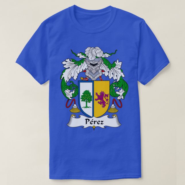 Camiseta Escudo de armas perez 1 (Diseño del anverso)