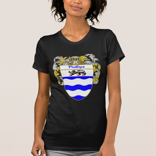 Camiseta Escudo de armas Phillips (cubierto) (Anverso)