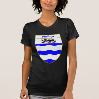Camiseta Escudo de armas Phillips/escudo de la familia