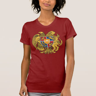 Camiseta Escudo de armas Republic Armenia Armenia mujeres