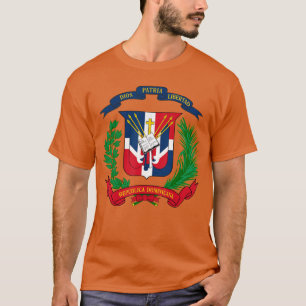 Camiseta Escudo de Armas Republica Dominicana Bandera Domin