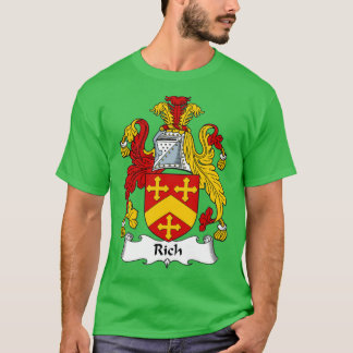 Camiseta Escudo de armas rico en el escudo familiar