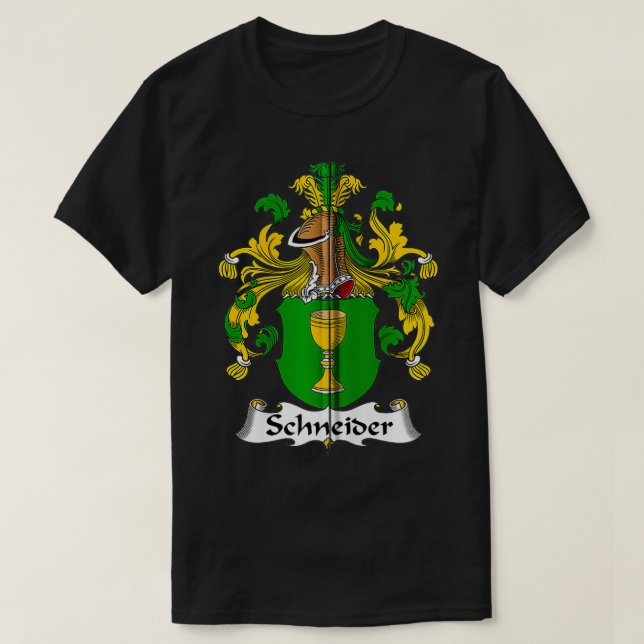 Camiseta Escudo de armas Schneider Crest Zip (Diseño del anverso)