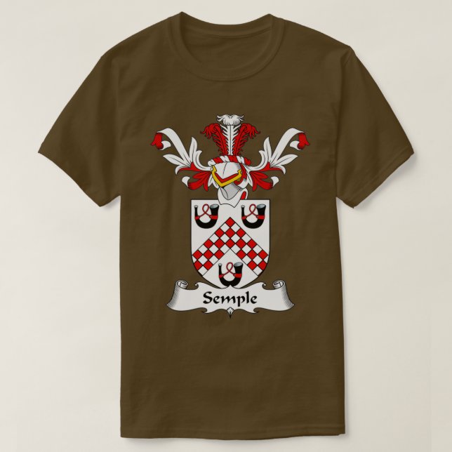 Camiseta Escudo de armas semple (Diseño del anverso)