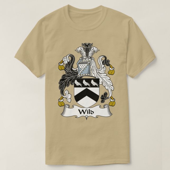 Camiseta Escudo de armas silvestre (Diseño del anverso)
