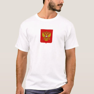 Camiseta escudo de armas símbolo emblema bandera de Rusia p