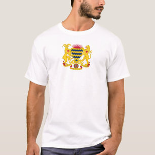 Camiseta escudo de armas símbolo emblema bandera del país C