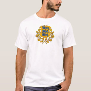Camiseta Escudo de armas símbolo emblema bandera del país E
