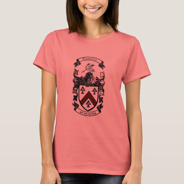 Camiseta Escudo de armas - Transfixus sed non morbus (simpl (Anverso)