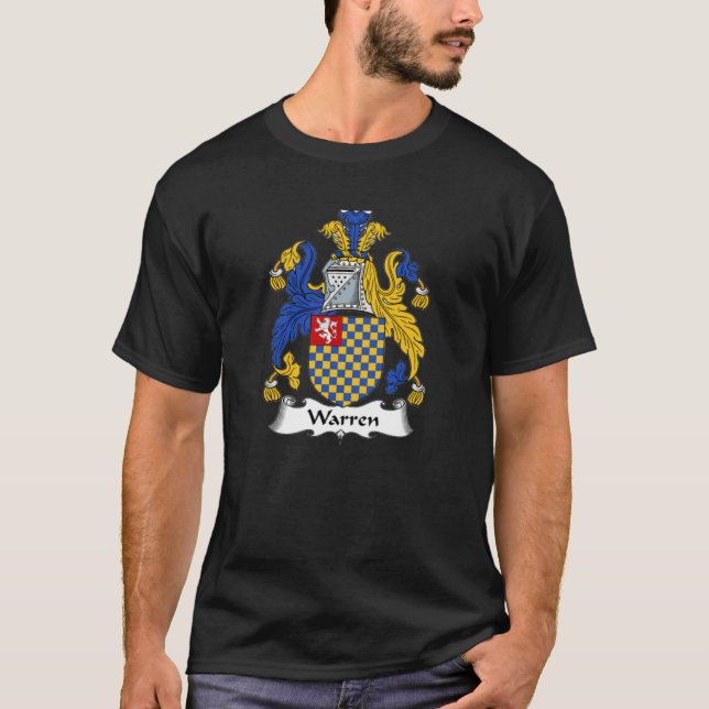 Camiseta Escudo de armas Warren Crest familiar (Anverso)