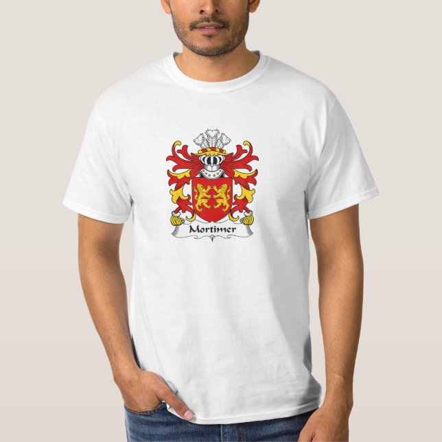 Camiseta Escudo de armas y escudo familiar (Anverso)