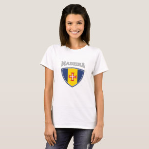 Camiseta Escudo de bandera de Madeira