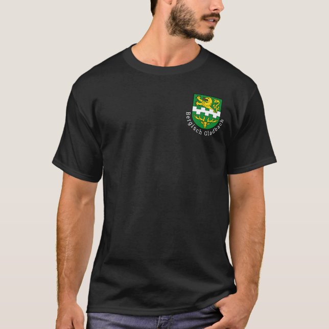 Camiseta Escudo de Bergisch Gladbach, Alemania (Anverso)