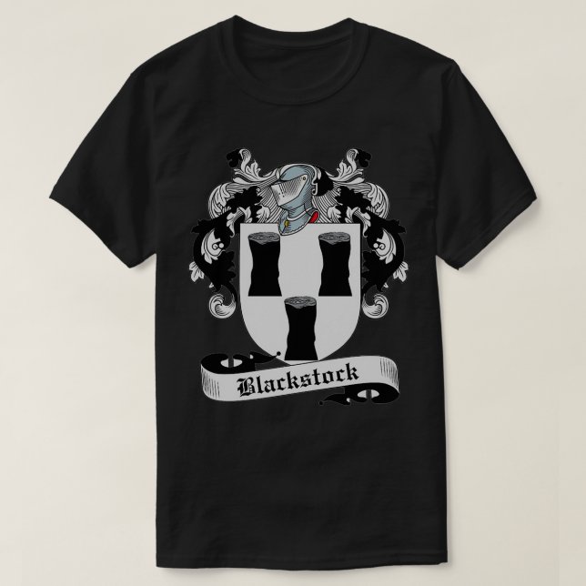 Camiseta Escudo de Blackstock Tartan Clan Scottish Clan (Diseño del anverso)