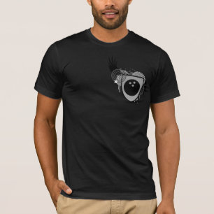 Camiseta escudo de bolos de alta fidelidad