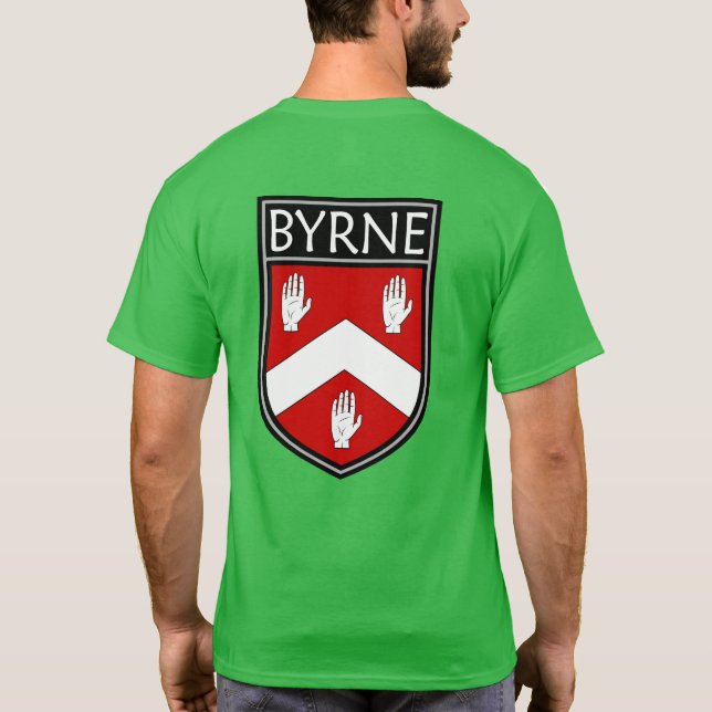 Camiseta Escudo de clan irlandés - Byrne T-Shirt (Reverso)