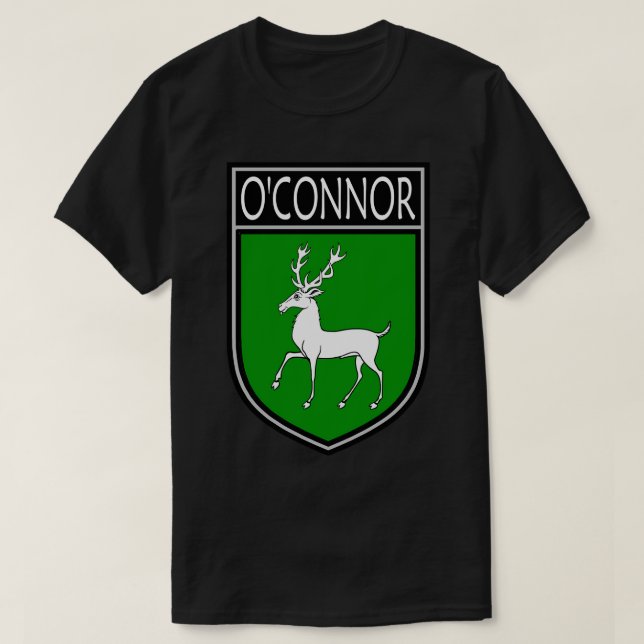 Camiseta Escudo de Clan Irlandés OConnor (Diseño del anverso)