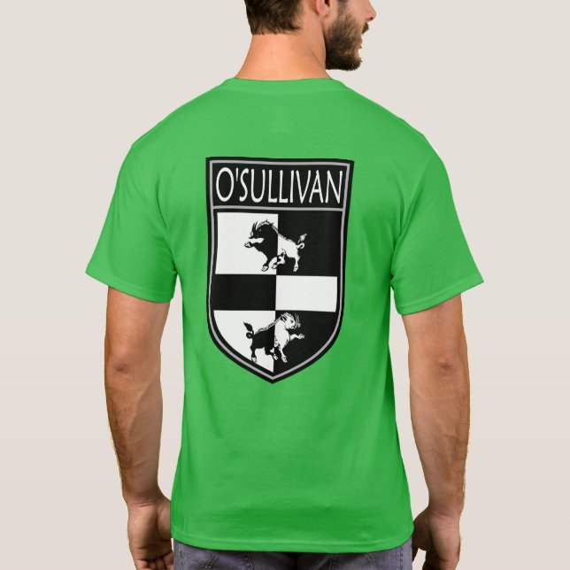 Camiseta Escudo de Clan Irlandés - O'Sullivan (Reverso)