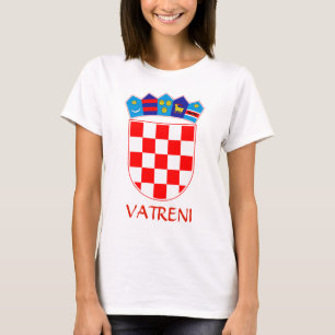 Camiseta Escudo de Croacia Vatreni T-Shirt