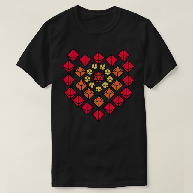 Camiseta Escudo de dados (Diseño del anverso)