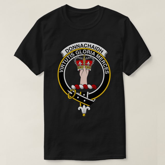 Camiseta Escudo de Donnachaidh Tartan Clan Scottish Clan (Diseño del anverso)