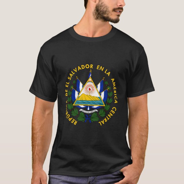 Camiseta Escudo de El Salvador (Anverso)