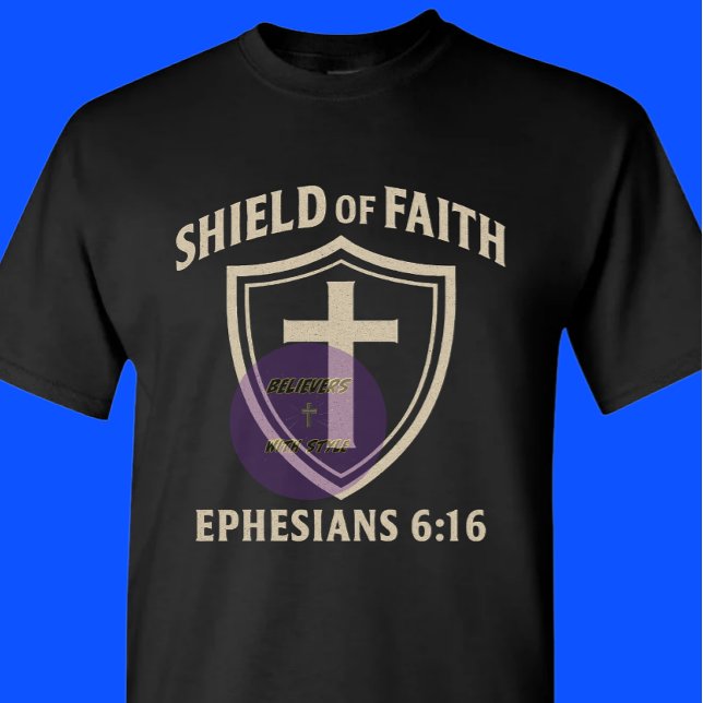 Camiseta Escudo de Fe - Cristiano (Subido por el creador)