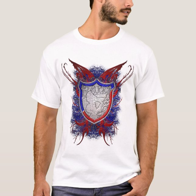CAMISETA ESCUDO DE HAITÍ (Anverso)