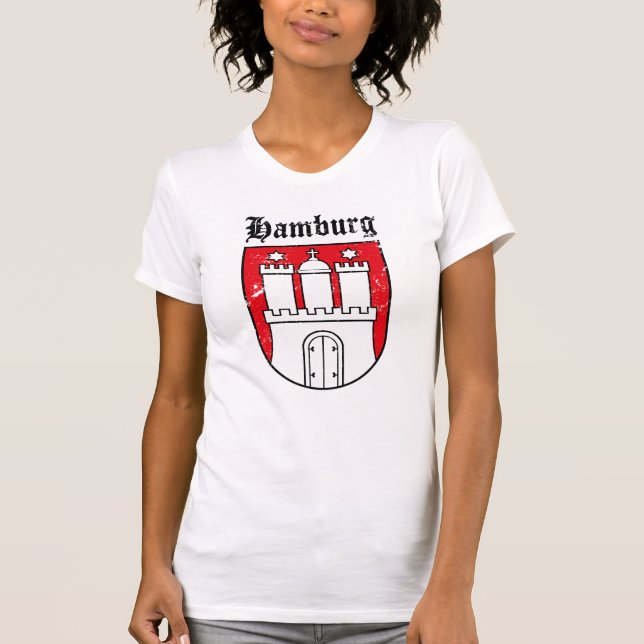 Camiseta Escudo de Hamburgo (Anverso)