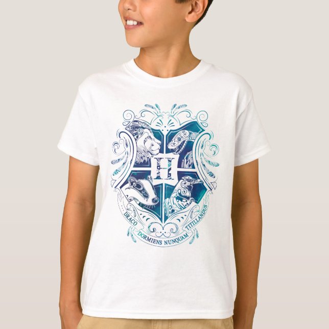 Camiseta Escudo de Harry Potter el | Aguamenti HOGWARTS™ (Anverso)