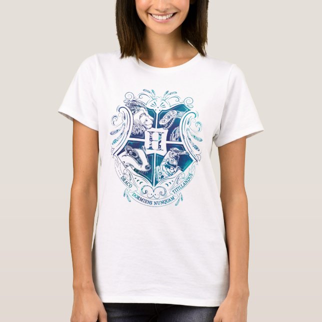 Camiseta Escudo de Harry Potter el | Aguamenti HOGWARTS™ (Anverso)