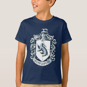 Camiseta Escudo de Hufflepuff Azul