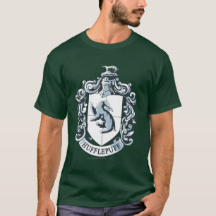 Camiseta Escudo de Hufflepuff Azul