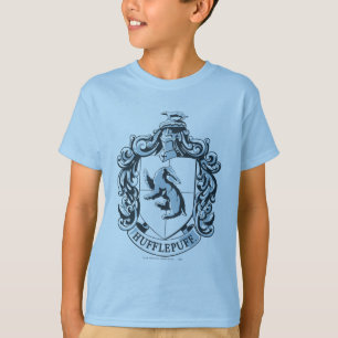 Camiseta Escudo de Hufflepuff Azul