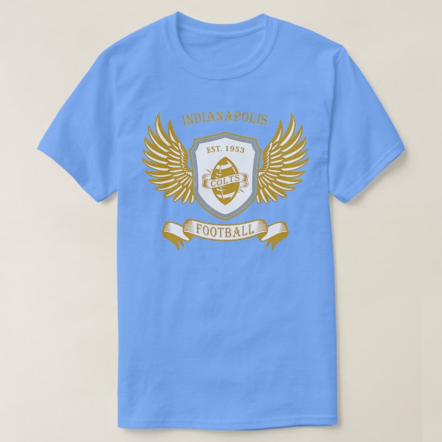 Camiseta Escudo de Indianápolis y estilo de ala (Diseño del anverso)