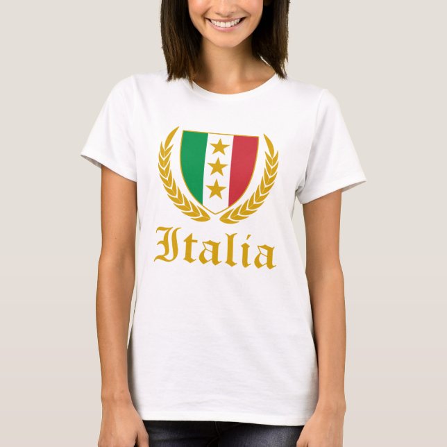 Camiseta Escudo de Italia (Anverso)
