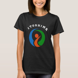 Camiseta Escudo de Itoshima orgullo nacional de la bandera