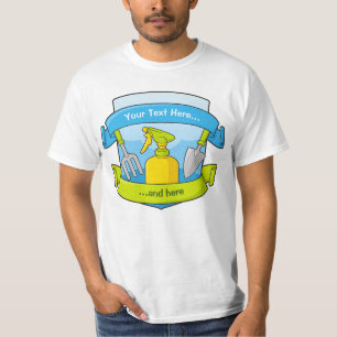 Camiseta Escudo de jardinería con pancartas