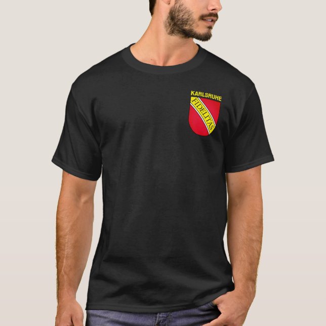 Camiseta Escudo de Karlsruhe, ALEMANIA (Anverso)